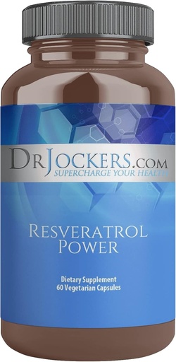 [BRSRMYY6O5YAE2T4] Resveratrol Power by Dr. Jockers, with Immune Support, Anti-Aging, Important for Skin Health, Trans Resveratrol, 200 mg, 60 Day Supply
