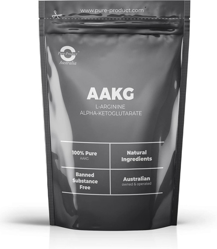 [BRSWGEI6BUPAIHQ7] Pure Product Australia- L-Arginine Alpha-Ketoglutarate (AAKG) 2:1 Powder - 1.1 lb - Vegetarian Friendly