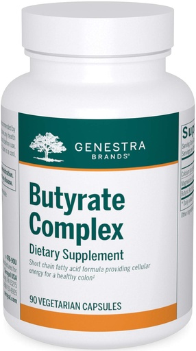 [BRSWICAQC54RMD3Y] Genestra Brands Butyrate Complex | Butyric Acid from Calcium/Magnesium Butyrate | 90 Capsules