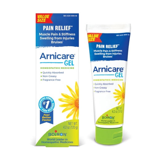 [BRSWKYA3BQPAK2LE] Boiron Arnicare Gel for Relief of Joint Pain, Muscle Pain, Muscle Soreness, and Swelling from Bruises or Injury - Non-greasy and Fragrance-Free - 4.2 oz