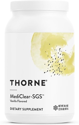 [BRSWK23QOEARAG3E] THORNE - MediClear-SGS - Riisi- ja hernevalgupõhine joogipulber koos täieliku multivitamiini-mineraalse profiiliga - Foundational support - Eliminate Environmental & Dietary Toksiinid * - Vanilla - 34,4 Oz