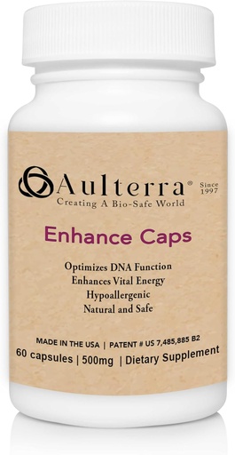 [BRSWIHIZBN7QAF34] Aulterra Enhance Supplement för att neutralisera EMFs och förbättra Vital Energy, Proprietary Blend of Paramagnetic Minerals Neutralizes Harmful EMF (60 kapslar)