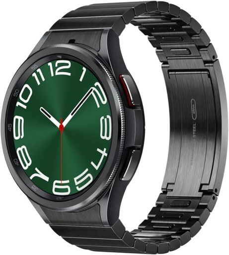 [BRSROFL6CICA2ETB] SAMSUNG Galaxy Watch 6 Bespoke Edition 47mm Exclusive Bluetooth Smartwatch, Health, Fitness, Sleep, Heart Rate Tracker, Improved Battery, Sapphire Crystal Glass, US Version, Link Bracelet Band, Black