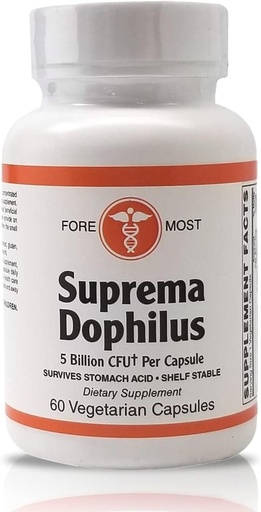 [BRSWGAAPC56AGCD6] Holistic Health Suprema Dophilus 60 Vegetarian Capsules