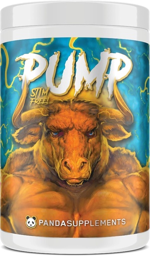 [BRSROAI6AV5WY3IU] Underground Bio Labs Panda Supps Pump: Stimulant-Free Pre-Workout, No-Clump Formula w/10G L-Citrulline Malate, Alpha GPC, Lions Mane,CognatiQTM, AmentoPumpTM 40 Scoops (Peach Gummy Ringe)