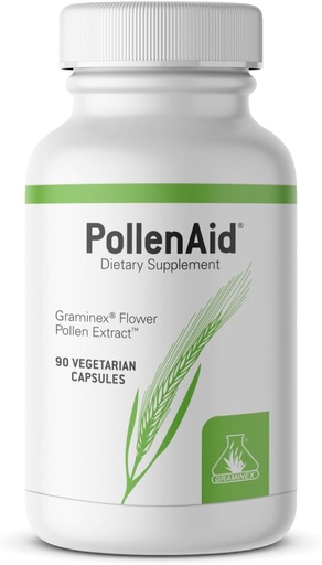 [BRSWIYT3A4OBCAL6] Graminex PollenAid Prostate Papildinājums: Visi Natural Prostate Support for Bladder Control & Urīnceļu Veselība, Rye Pollen ekstrakts Ražots ASV, 90 Veģetārās kapsulas