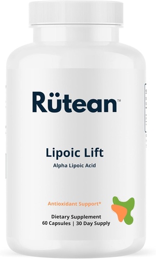 [BRSRAYY6OF7ROFDF] Alpha Lipoic Acid - Lipoic Lift - for Liver Support, Nerve Health & Cardiovascular Health - Premium Alpha Lipoic Acid - 60 Capsules - Gluten Free, Vegetarian Capsules, Soy Free & Non-GMO