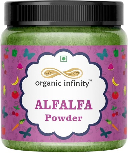 [BRSRAAA2PMMA43T5] Alfalfaの草の粉(100グラム/ 3.5のOunce)の薬学のサティバ