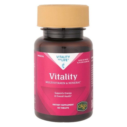 [BRSWIEYGCR5GEHLO] Melaleuca Multivitamin & Mineral Supplement for Prenatal (Women), Powered by Oligo (60 Tablets) — Supports Energy & Overall Health