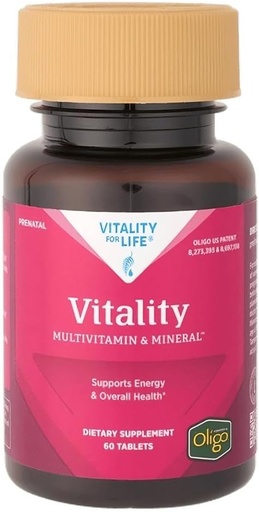 [BRSWIEYGCR5GEHLO] Melaleuca Multivitamina &amp; Mineral Supplement for Prenatal (Women), Powered by Oligo (60 Tablets) — Supports Energy &amp; Global Health