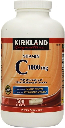 [BRSWKFACDMIAGCTO] Kirkland Signature Vitaminas C 1000 mg, 500 tablečių (2 pakuotės)
