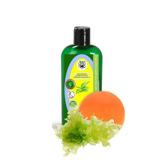 [BRSRM2T2B4IBOETP] 4oz (120ml) Aceite de microalgas marinas (Algal, Schizochytrium)- para la belleza del pelo de piel - Omega-3, DHA-40