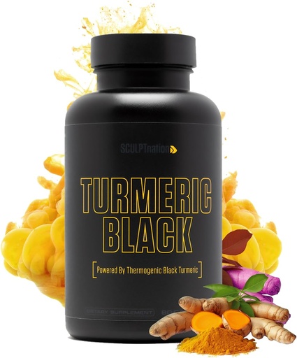 [BRSROEI6DMCA2AA6] Sculpt Nation by V Shred Powerful Turmeric Supplement - Turmeric Curcumin with Black Pepper & Patented Ingredients for Joint Health - 30-Day Supply