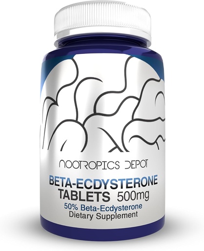 [BRSRMYI2AUJRQA3O] Nootropics Depot Beta Ecdysterone/20-Hydroxyecdyson 50% Tablets 