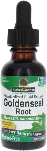 [BRSWIZYZOMBQKG3U] Nature's Answer Golden Seal Root Extract Alcohol Free 1 Ounce | Natural Immune Booster | Promotes Lung Health