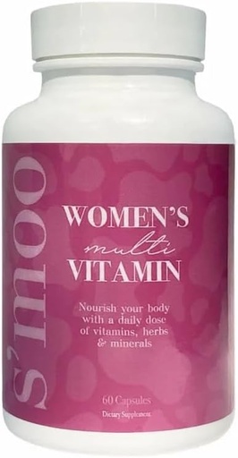 [BRSW2GQDCMIGC3YZ] S'moo Women's Multivitamin | PCOS Multivitamin, 女性のためのホルモンバランス, 女性のための豊饒サプリメント, 排卵サプリメント, Ovarian Health (30 サービング)