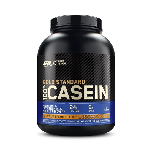 [BRSWIYA3CQBQKE3G] Optimum Nutrition Gold Standard 100% Micellar Casein Protein Powder, Slow Digesting, Helps Keep You Full, Overnight Muscle Recovery, Chocolate Peanut Butter, 4 Pound (Packaging May Vary)