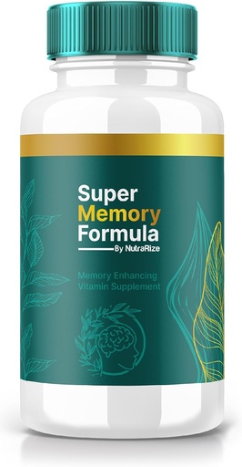 [BRSRAYD4OF5AEHT3] NutraRize Super Memory Formula – Daily Support Capsules 配有平衡组合的焦点,警示,以及日常的锐利 QQ Just 2 Easy-to-Take Pills a Day (60 Capsules)