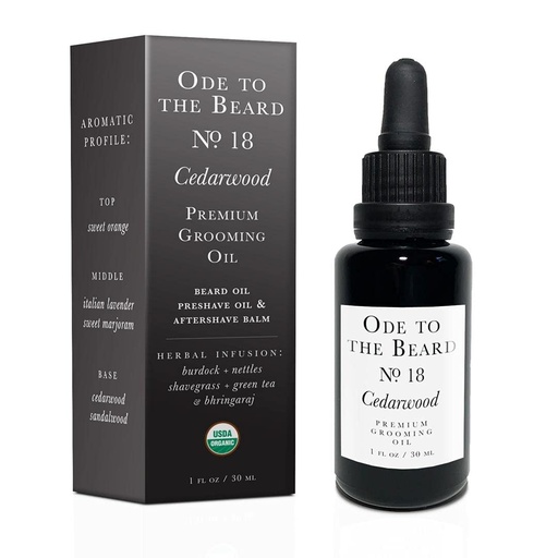 [BRSW2ZT2OAIQADT4] Vegan Mia - USDA Organic Cedar-Scented Beard Oil For Men, 3-in-1 Premium Grooming Oil with Argan Oil, Jojoba and More, For Beard Growth and Maintenance - Ode To The Beard Cedarwood Beard Oil, 1 fl oz