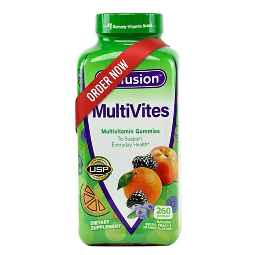 [BRSRAGDQDEHAYCLU] Vitafusions Multivites Gummies 260 ct, Support Everyday Health - (Pack of 1)