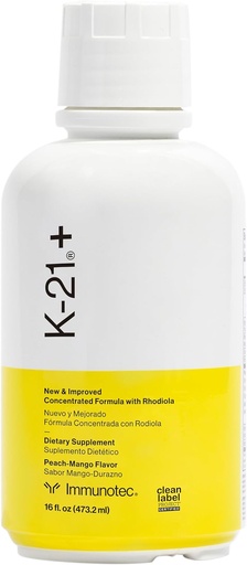 [BRSWGGILCFYRUCDV] Immunotec - K-21Plus - Adaptogène à base de plantes avec la racine de Rhodiola Rhodea - Soutien de l'énergie, de l'humeur et du stress