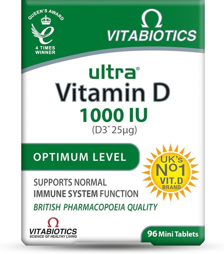 [BRSWIYI7CIJRO2TY] Ultra Vitabiotika Vitamin D Tablety x 96