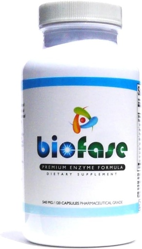 [BRSRMAIOOUIGGCLJ] Biofase-Premium-Enzyme-Formule 120 Capsules - Biofilm Defense & Digestie - Systemische enzymen ter ondersteuning van de Intestinale Gezondheid - Geen Fillers!