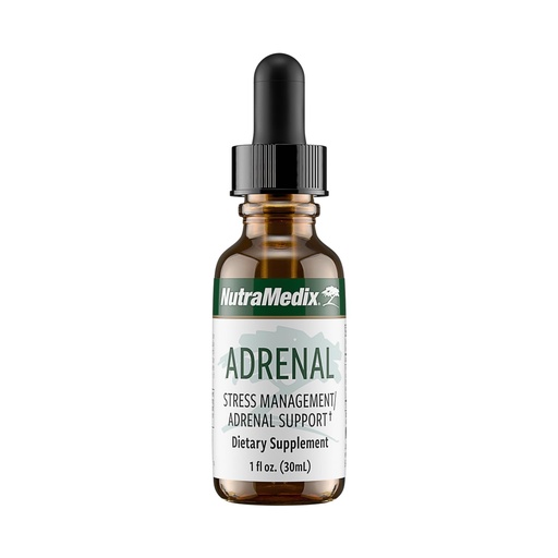 [BRSWIYYMDMDWIHL4] NutraMedix Adrenal Fatigue Supplement - Astragalus, Schisandra, Rhodiola, and Ginseng Extract for Energy Support, Stamina, and Stress - Vegan Adaptogen Blend (1oz / 30ml)