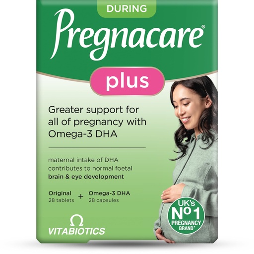 [BRSWIYQ4DNYW2GDM] Vitabiotics - Pregnacare - Plus Omega-3-56 Tablets