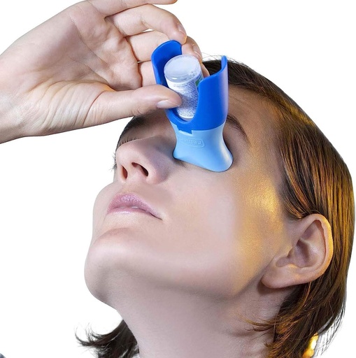 [BRSROAI2C4NREHLA] remedic Eye Drop Helper with Silicone Adapter – Accurate, One-Handed Eye Drop Guide for Seniors and Caregivers