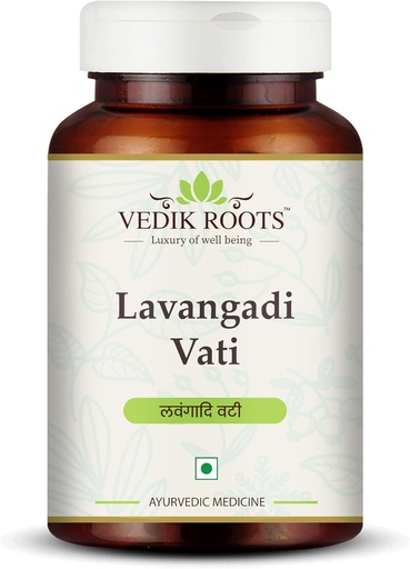 [BRSROGITPIHGOFY7] Lavangadi Vati - Přírodní podpora pro Nasal Comfort, Ayurvedic Respirační dodatek, stravitelná zdravotní pomoc, 120 tablet (balení po 1)