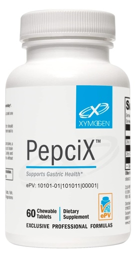 [BRSWIYIZCINR23A3] XYMOGEN PepciX - 75mg Zinc L-Carnosine - Upper GI & Gastric Mucosa Support - Stomach Lining & Digestive Comfort - Vegan, Gluten-Free & Non-GMO - 60 Tablets