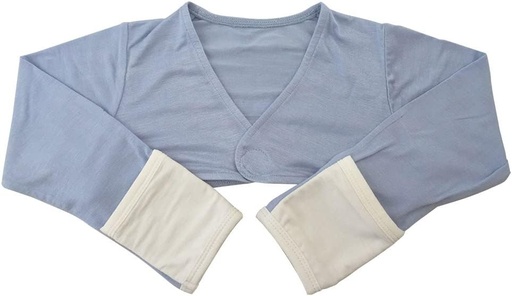[BRSWGAL2CIMGKALG] Zinc-Filled Rayon Eczema Face Anti-Scratch Sleeve Cover Vest (24Months Bule)