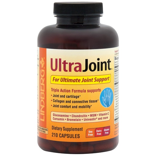 [BRSWICYBCEDRC2LG] Lindberg Joint Support Supplement for Men and Women | 210 Capsules | with Turmeric, MSM, Glucosamine, Chondroitin, Boswellia Extract | Triple Action Complex Blend | Non-GMO, Gluten Free