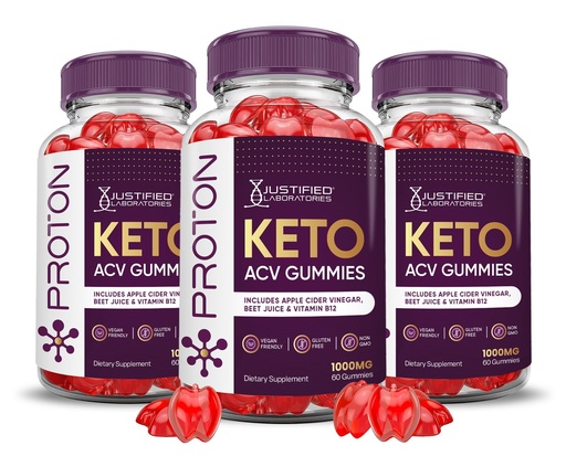 [BRSROBAHCMFWOAIU] (3 Pack) Proton Protein Keto ACV Gummies Advanced Formula 1000MG Proton Keto Gummies Apple Cider Vinegar Boost Formulated with Pomegranate Beet Juice Powder B12 Vegan Non GMO 180 Gummys