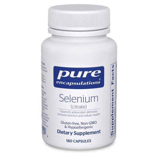 [BRSWIY36BJ4RSGTM] Pure Encapsulations Selenium (Citrate) - for Immune System Support & Cellular Health - Antioxidant Supplement - Supports Blood Flow* - Gluten Free & Vegan - 180 Capsules