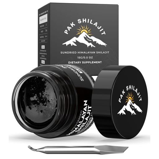 [BRSROAT3CV5QGCD6] Pakshilajit® Pure Himalayan Shilajit Resin 45 Days Sun Dried & Gold Graded Shilajit Above 18000FT | Purified & Organic, 85 Plus Natural Minerals, Rich in Fulvic & Humic Acid for Men & Womens (15Gram)