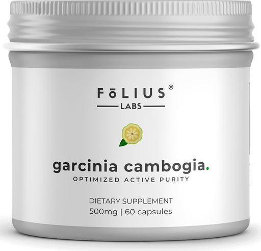 [BRSRAYLYOENBSCYZ] Pure Garcinia Cambogia Extract supplement 500mg - 100% Natural HCA Extract Concentrated to 60% - Supports Healthy Digestion and Metabolism - 60 Capsules