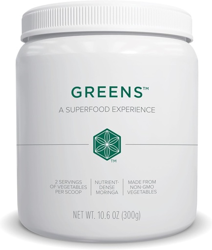 [BRSRMFQ5OYNAGGTF] Isagenix Moringa Greens - Green Drink Powder with Antioxidants & Superfoods - Nutritional Supplement - Made with Non-GMO, Whole-Food Legumes - 10.6 oz (30 Servings)