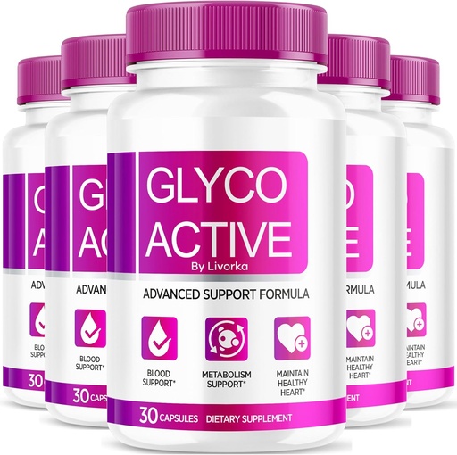 [BRSRAFIYC56RODTO] (5 pakuotė) Glyco Active, Glyco Active Capsules, Glyco Active Advanced Formulės, Glyco Active All Natural Formulės Pills, Glyco Active Capsulas Reviews, 150 kapsulių 5 mėnesiams