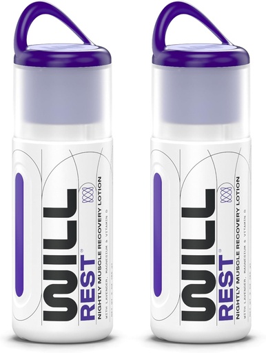 [BRSROBQCCR4GOE37] Magnesium Lotion for Sleep I Nightly Topical Magnesium Cream for Relaxation I Vitamin D & Lavender Lotion for Better Sleep & Relief I 3 Fl oz (2 Pack)