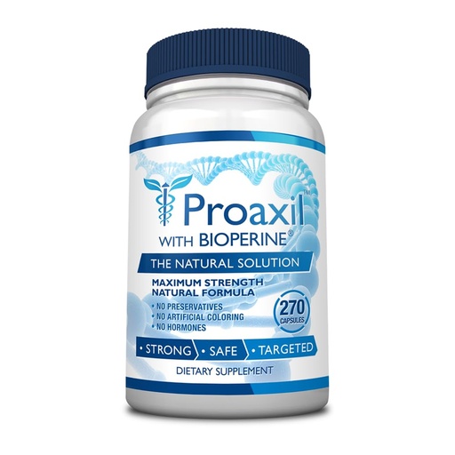 [BRSROZABDF6BG3Q3] Consumer Health® Proaxil - 270 Capsules - Support Prostate Health and Performance - Zinc, Saw Palmetto, Bioperine®, and Beta Sitosterol - All Natural, Vegan Friendly, Made in USA - 3 Month Supply