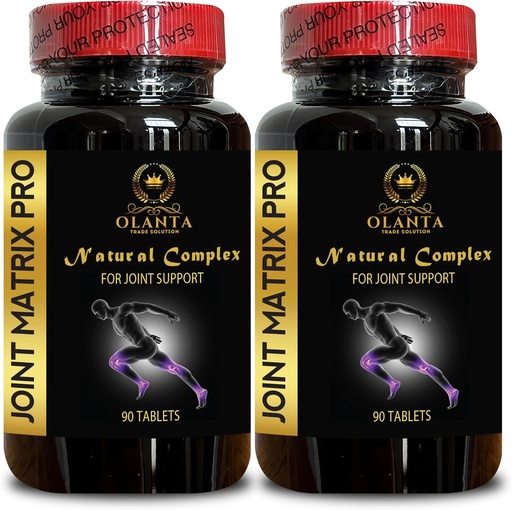 [BRSRAFD4CEMWYFI3] Joint Matrix PRO Complex - Supplements for Knee and Joint Health, Joint Support, Non-GMO, Gluten & Soy Free, Flexibility and Mobility - 2 Bottles