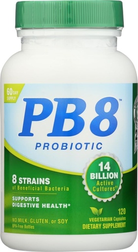 [BRSWIBYFCMIWE2LG] Now Pb 8 Pro-biotic Acidophilus Tablets, Vegetarian, 120-count Bottle