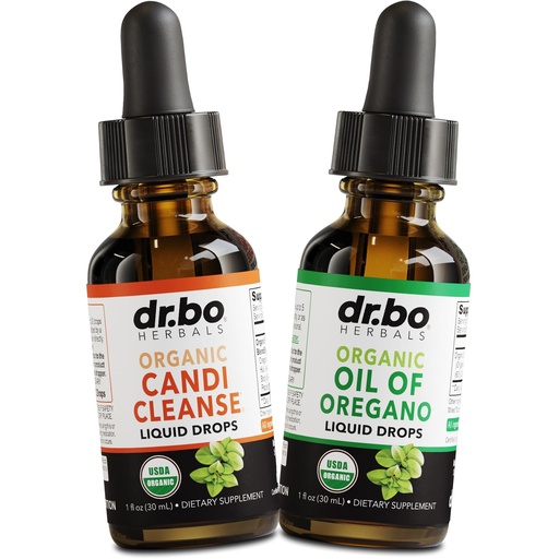 [BRSRAHATOIIB4CIU] Candi Cleanse & Oregano Oil Drops - Organic Oil of Oregano Drops Liquid & Black Walnut Wormwood - Extra Strength Overgrowth Balance Complex, Natural Oral Gut Cleanser Detox Health Supplements 1 oz