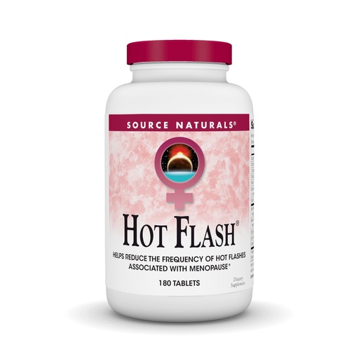 [BRSWIYQOAUNAEFD6] Source Naturals Hot Flash, 180 Tablets | Helps Reduce The Frequency of Hot Flashes Associated with Menopause | Non-GMO Soy*