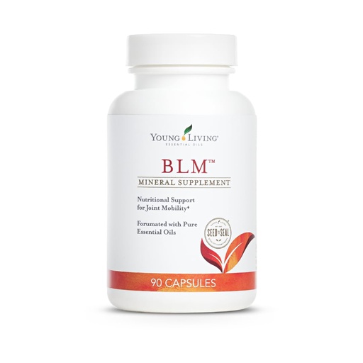 [BRSWIY33B4PAKDIZ] Young Living BLM Capsules 90 Capsules Essential Oils - Mineral Supplement - Nutritional Support - Glucosamine Sulfate - Collagen - Manganese Citrate