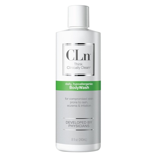 [BRSWKZQ6CQPG2EDO] CLn® BodyWash – Lavaggio del corpo non asciugante, per la pelle integrata Prone a Eczema, Dermatite, Rash & Hidradenitis Suppurativa, Fragrance-Free & Paraben-Free, 8 fl oz.