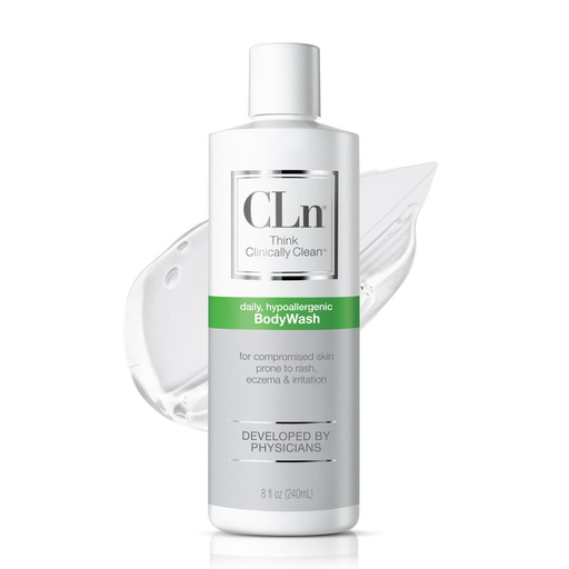 [BRSWKZQ6CQPG2EDO] CLn® BodyWash –Non-Drying Body Wash, For Compromised Skin Prone to Eczema, Dermatitis, Rash & Hidradenitis Suppurativa, Fragrance-Free & Paraben-Free, 8 fl oz.
