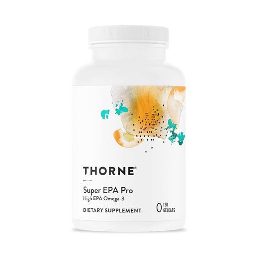 [BRSWIZYKA55B4YDI] THORNE - Super EPA Pro - Omega-3 Fish Oil Supplement with EPA & DHA from Sustainably Sourced Cold-Water Fish - Promotes Blood Lipid Support* - Third-Party Certified - Gluten & Dairy-Free -120 Softgels
